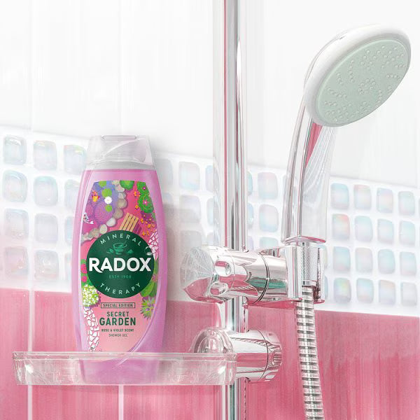 Radox Secret Garden Special Edition Shower Gel 450ml, imported from the UK