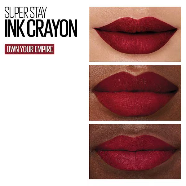 Maybelline Superstay Ink Crayon Own Your Empire, imported from the UK