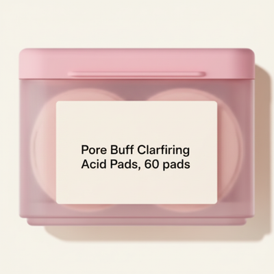 No7 Good Intent Pore Buff Clarifying Acid Toning Pads 80 Pads