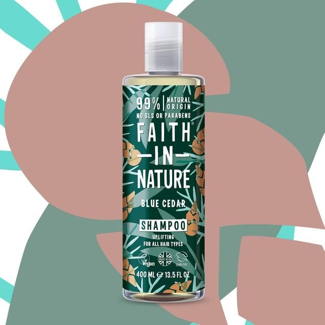 Faith in Nature for Men Blue Cedar Shampoo   400ml