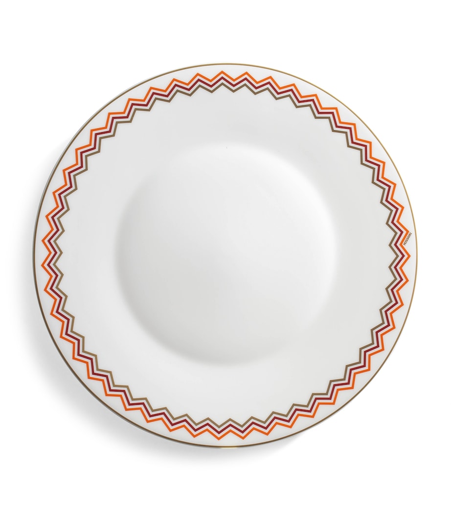 Missoni Home porcelain zigzag serving dish 32cm, imported from the UK