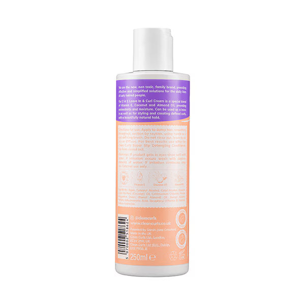 Clean Curls leave in hair cream - British product