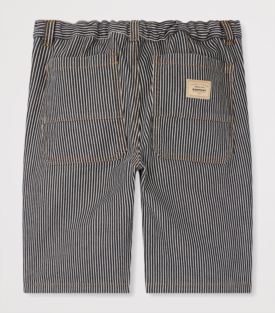 Bonpoint cotton stripe Levon shorts for 10-14 years - British product