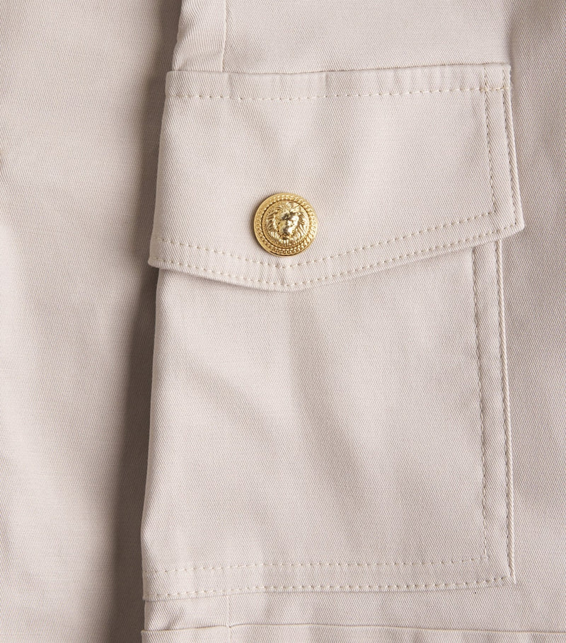 Balmain kids cotton-blend chino shorts 4-14 years - British product