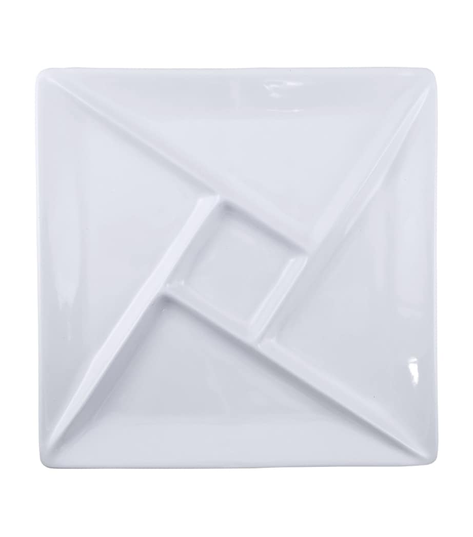 SWISSMAR ceramic square fondue plates 26.5cm (British brand)