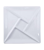 SWISSMAR ceramic square fondue plates 26.5cm (British brand)