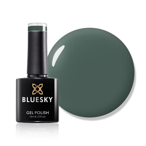Bluesky Green Soldier gel polish bottle - British product