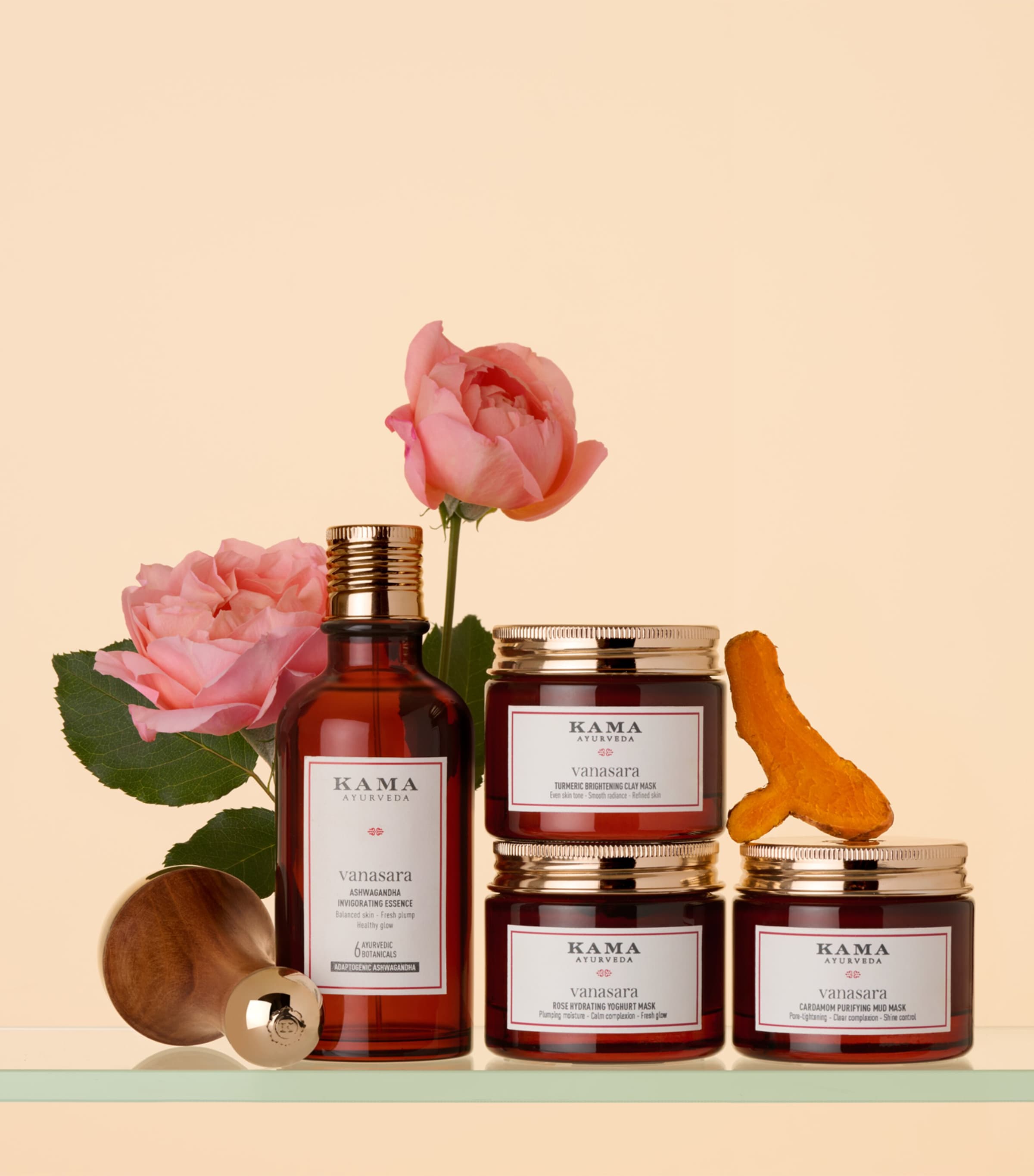 KAMA AYURVEDA Vanasara Cardamom Purifying Mud Mask 50ml, UK version