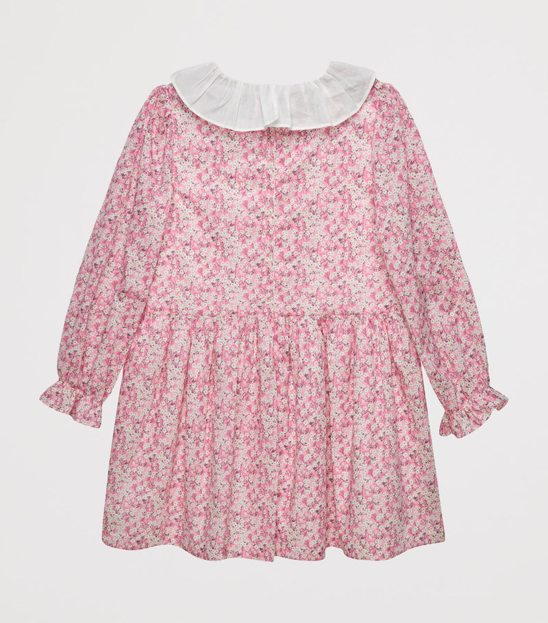 Trotters cotton liberty print dress for girls 6-11 years (British brand)