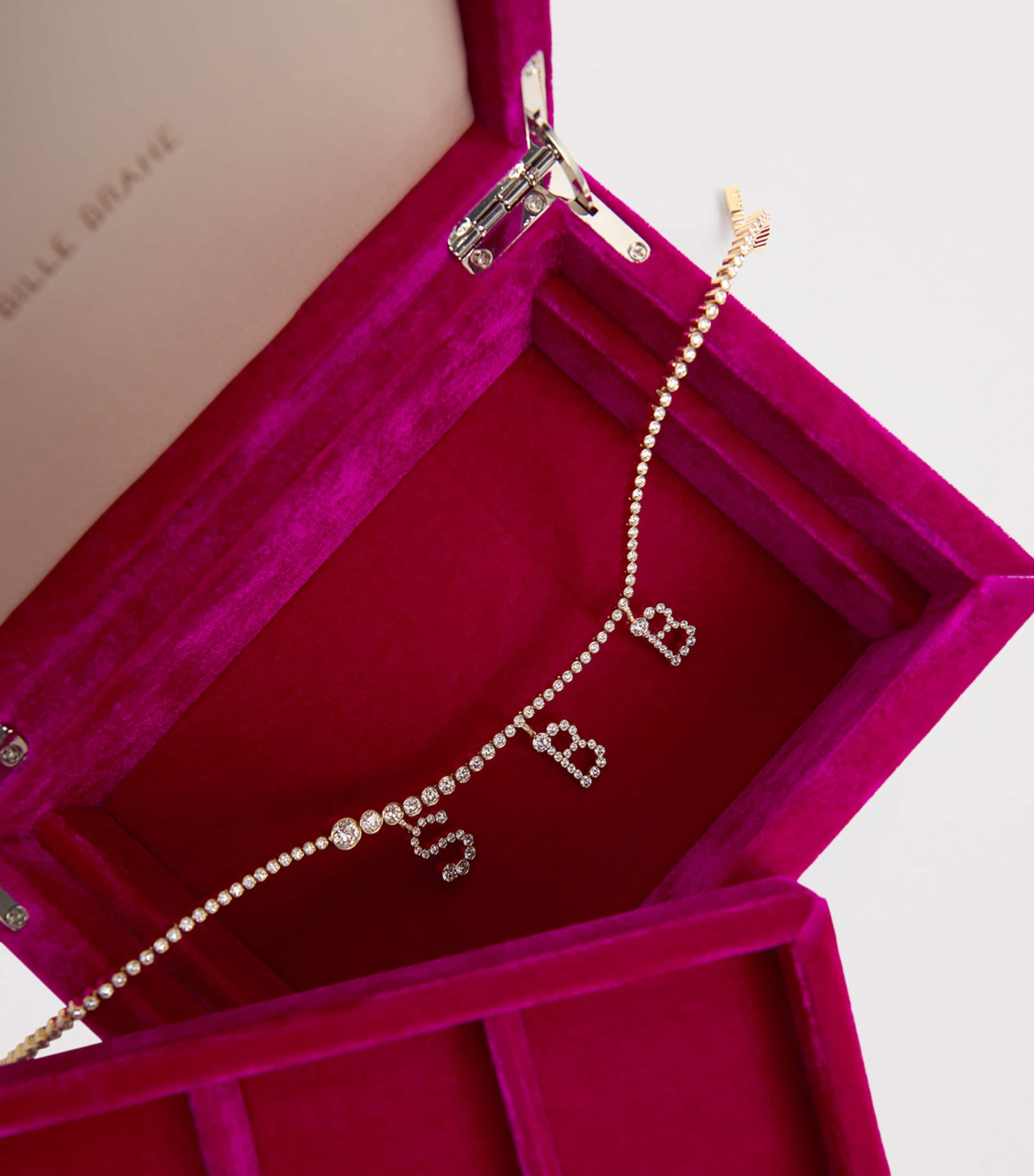 Sophie Bille Brahe Velvet Silk Tresor Grande jewellery box (British brand)