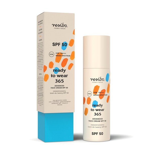 Resibo SPF 50 face cream 50ml, imported from the UK