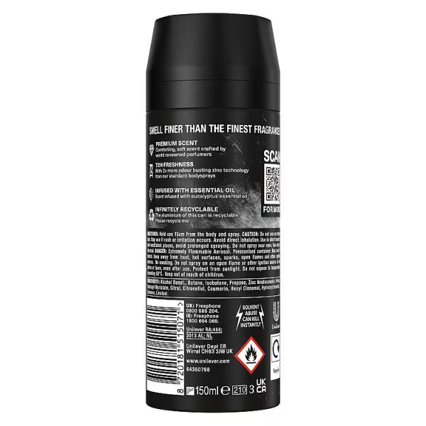 Lynx White Oak Premium Body Spray 150 ml, UK version