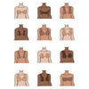 Eylure Dark Skin Tone Bra Tape Adhesive - British product