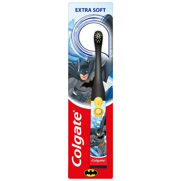 Colgate Batman Kids Battery Toothbrush Extra Soft - British product