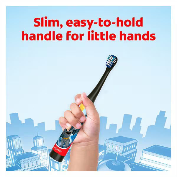 Colgate Batman Kids Battery Toothbrush Extra Soft - British product