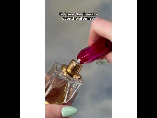 Perfume Pod atomiser hot pink ice 5ml - British product