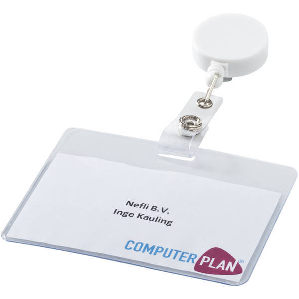 Bullet Lech roller clip for badges made of ABS plastic - British product