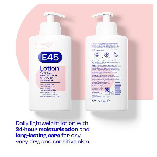 E45 Moisturising Body Lotion 500ml - British product