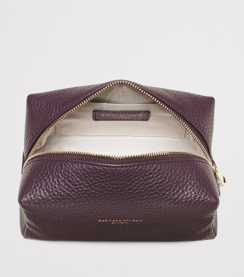 Aspinal of London medium leather cosmetic case - British product