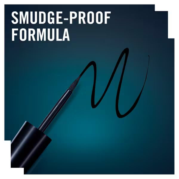 Rimmel Exaggerate Liquid Eye Liner Black, imported from the UK