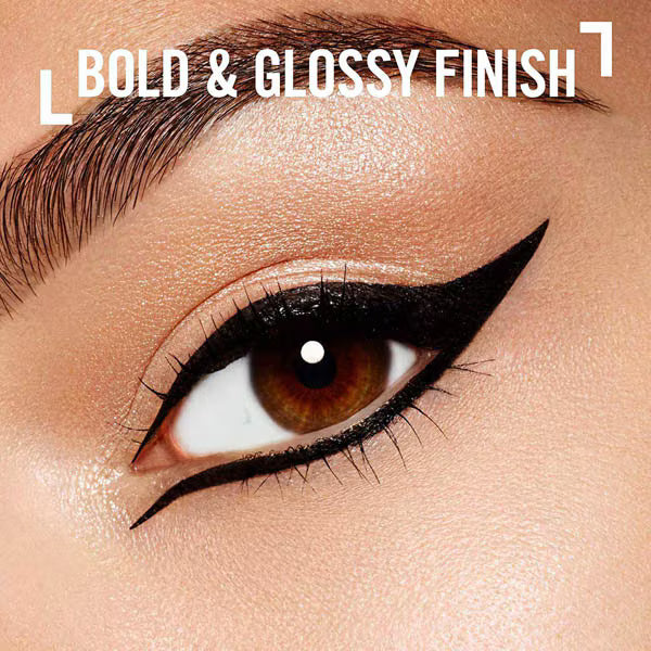 Rimmel Exaggerate Liquid Eye Liner Black, imported from the UK