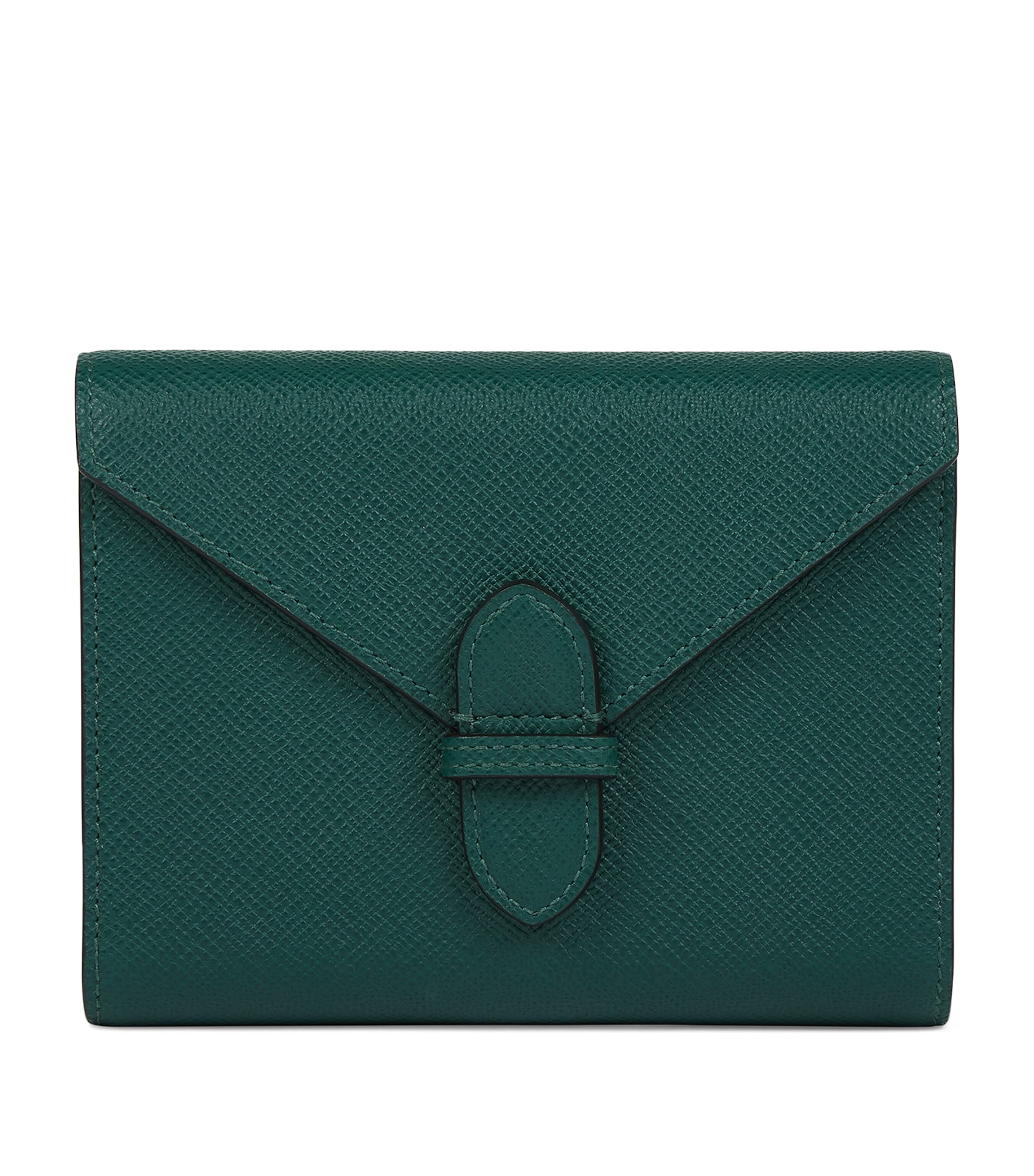 Smythson leather Panama double playing card case (British brand)