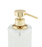 ZODIAC Cracked Crystal Soap Dispenser
