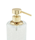 ZODIAC Cracked Crystal Soap Dispenser