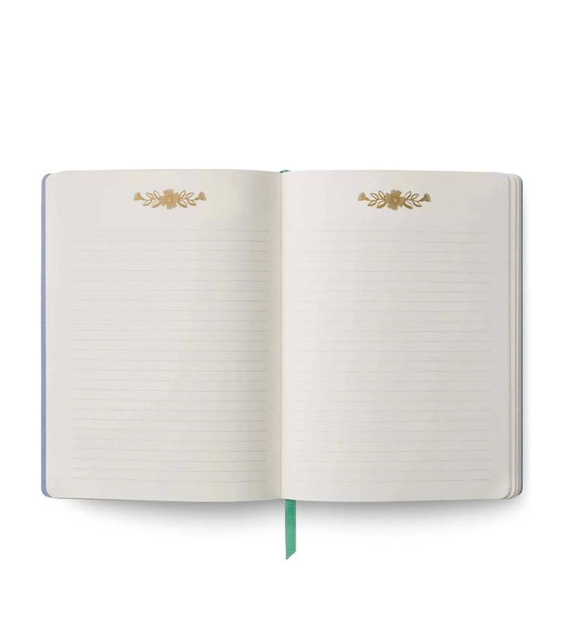 Rifle Paper Co. Embroidered Aster Journal A5 Size, imported from the UK