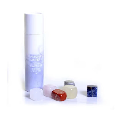 Psychic Sisters Cancer Zodiac Crystal Collection 6 Piece Set