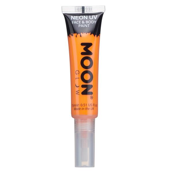 Moon Glow neon face paint intense orange, imported from the UK
