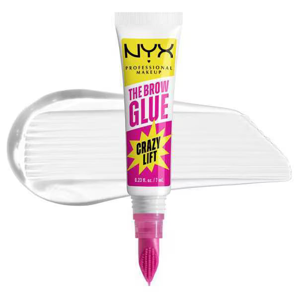 NYX The Brow Glue Crazy Lift brow product, imported from the UK