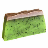 LUVYAH Kiwi Exfoliating Soap Bar Handmade Vegan, UK version