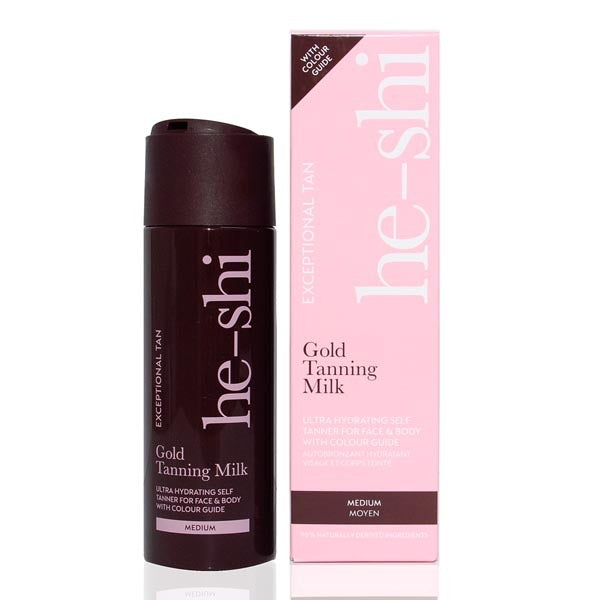 He-Shi Gold Tanning Milk medium 200ml, UK version
