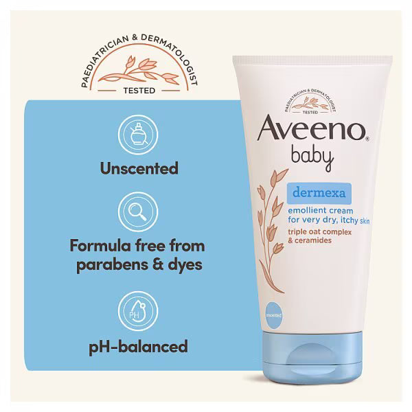 Aveeno Baby Dermexa Emollient Cream 150ml - British product