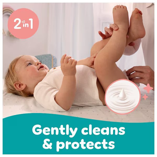 Pampers Sensitive Baby Wipes Plastic Free 624 Wipes, imported from the UK