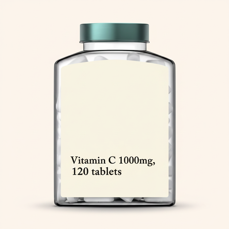 Holland & Barrett Vitamin C Tablets 1000mg 120, UK version