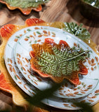 Bordallo Pinheiro Leaf Charger serving plates 40cm - British product