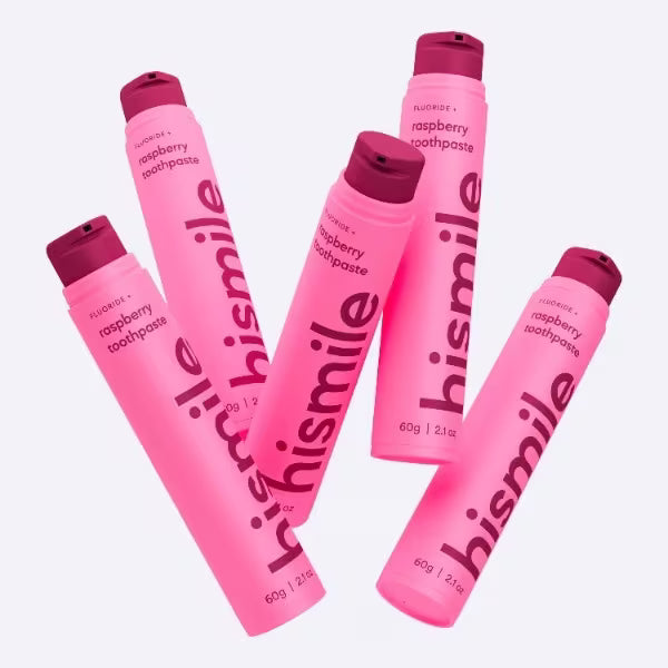 HiSmile Raspberry Flavoured Toothpaste for daily oral care , UK version