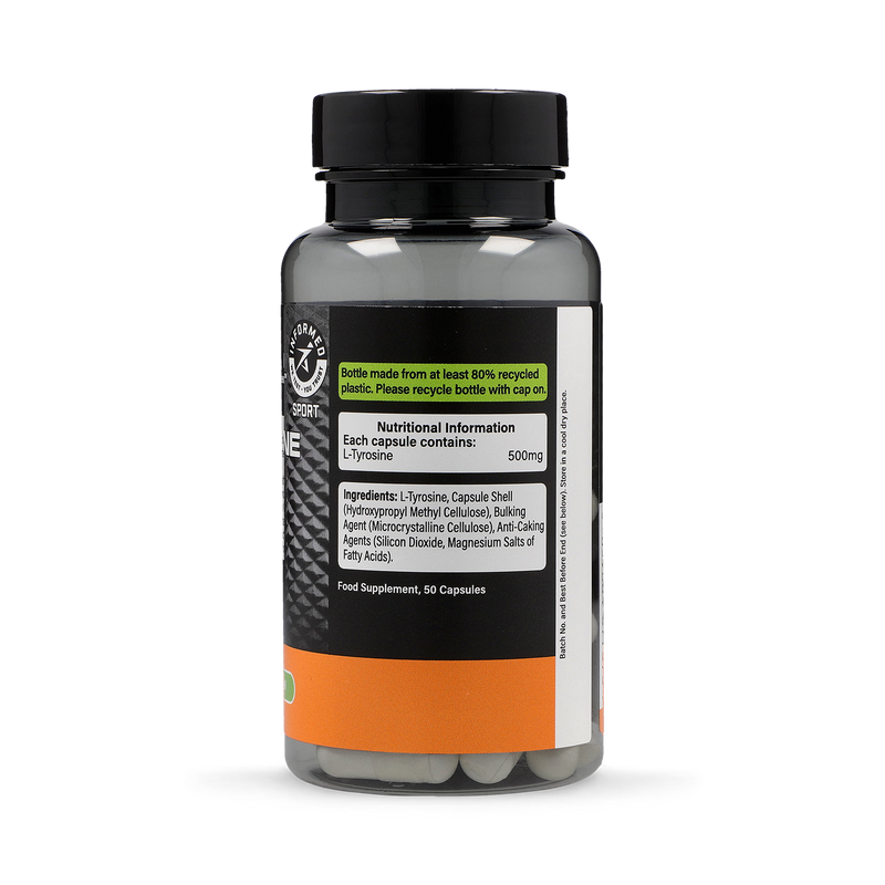 L-Tyrosine 500mg 50 Capsules