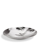 Wall Plate with Expressive Opera Singer Profile Design, 26cm Diameter