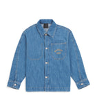 Givenchy kids denim logo-embroidered shirt 4-12+ years, UK version