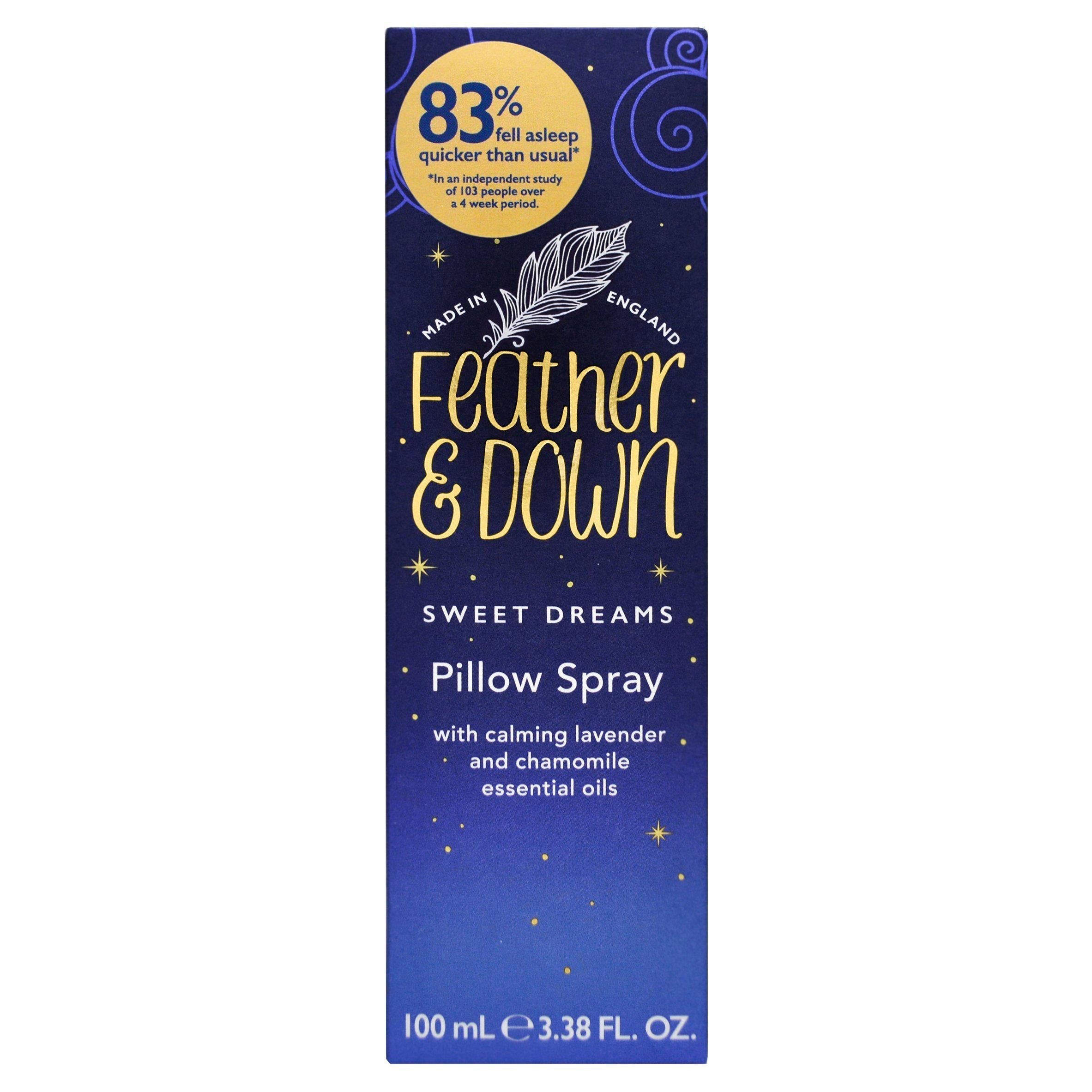 Feather &amp;amp; Down Sweet Dreams Pillow Spray with Calming Lavender and Chamomile Essential Oils 100ml
