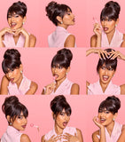 Beauty Works x Huda clip-in mini fringe hairpiece 17g - British product