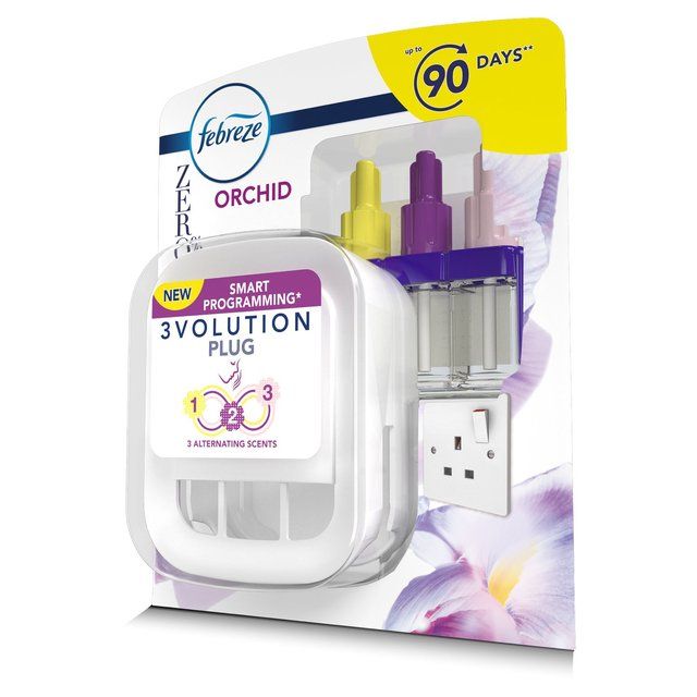 Febreze 3Volution Air Freshener Zero% Starter Kit Orchid   20ml