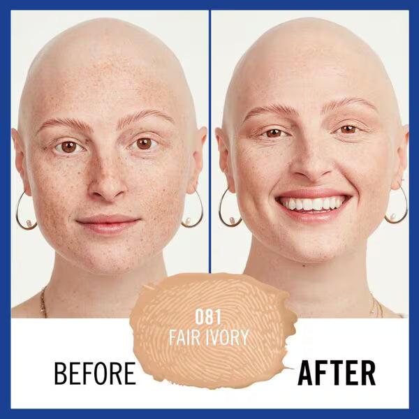 Rimmel Liquid Foundation Fairy Ivory, imported from the UK