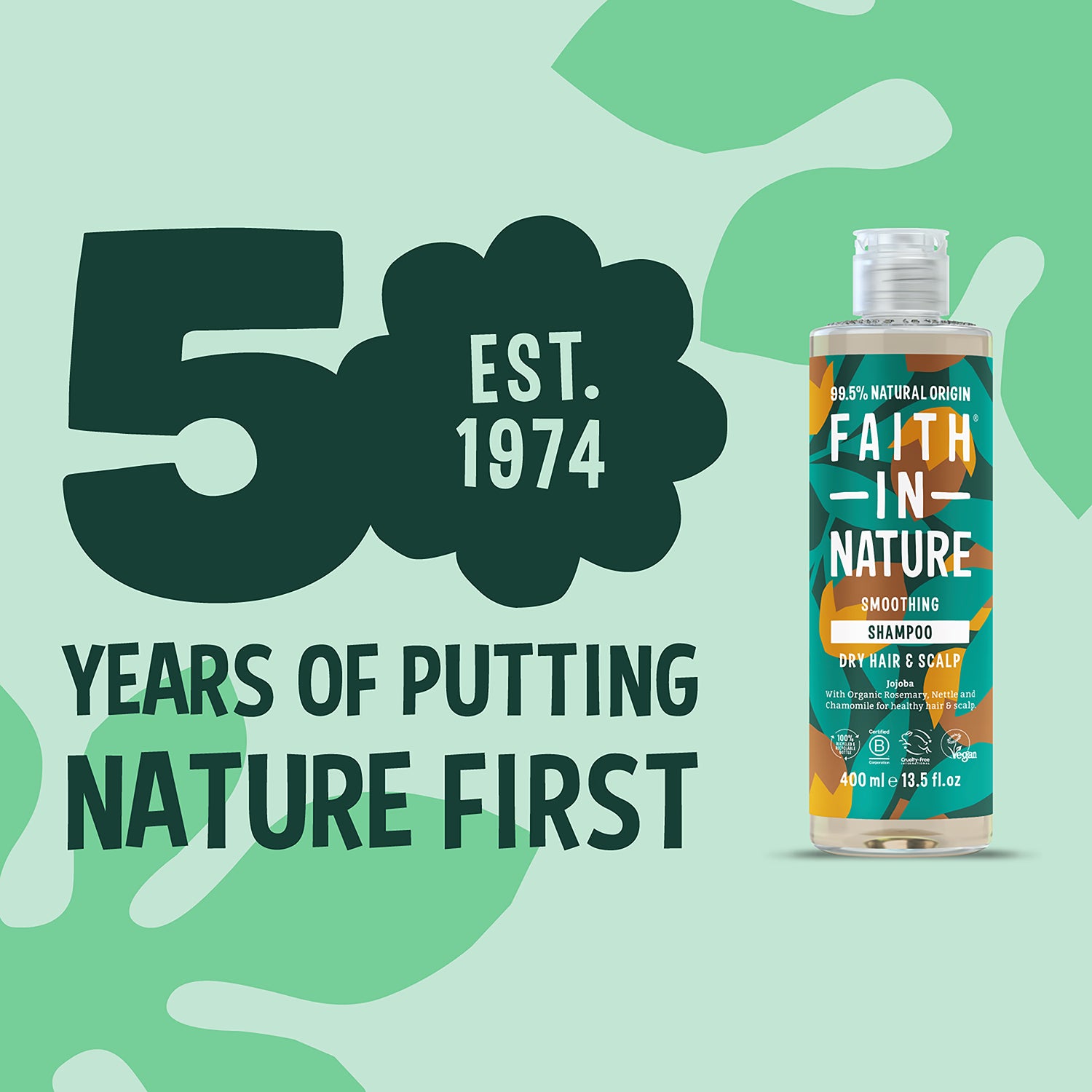 Faith In Nature Shampoo for Dry Hair Jojoba 400ml