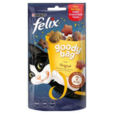 Felix Goody Bag Original Chicken Liver &amp;amp; Turkey Cat Treats    60g