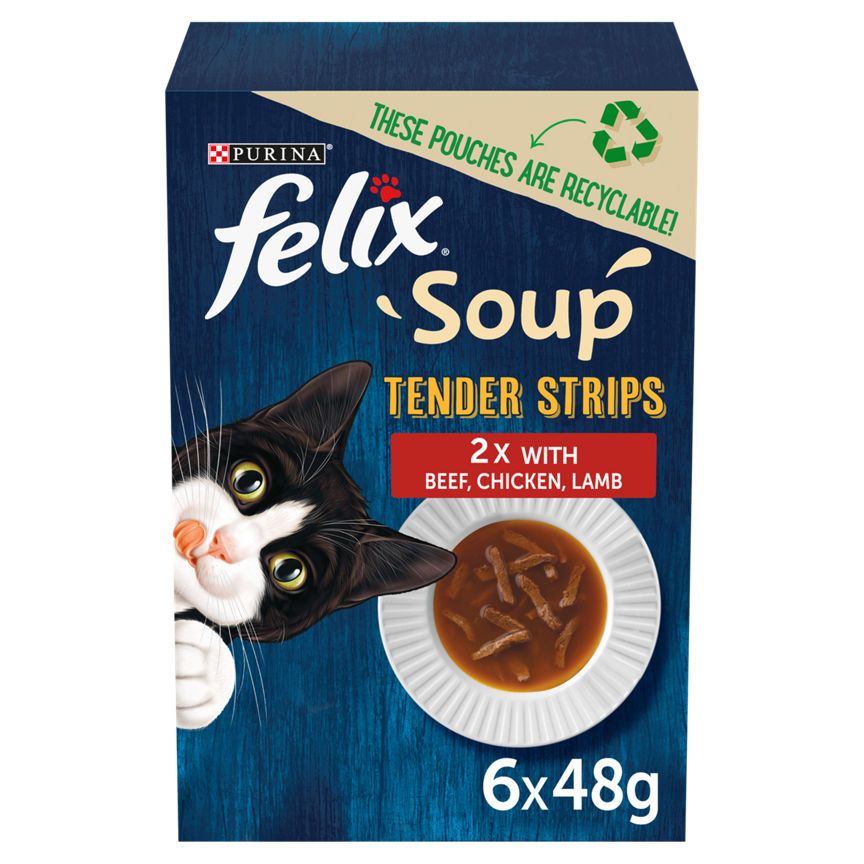 Felix Soup Cat Food Farm Selection Tender Strips