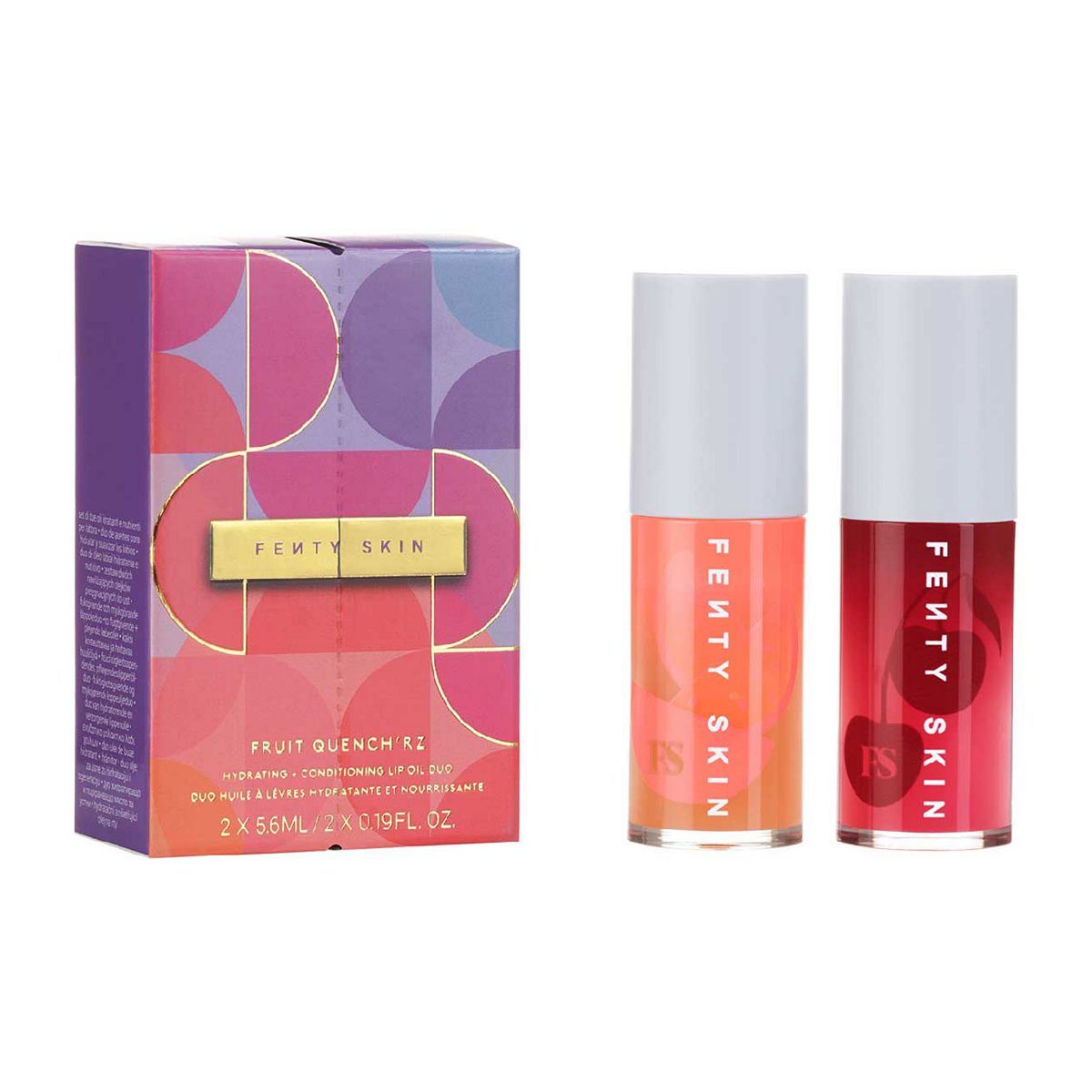 Fenty Skin Fruit Quench&amp;rsquo;rz Hydrating &amp;amp; Conditioning Lip Oil Duo